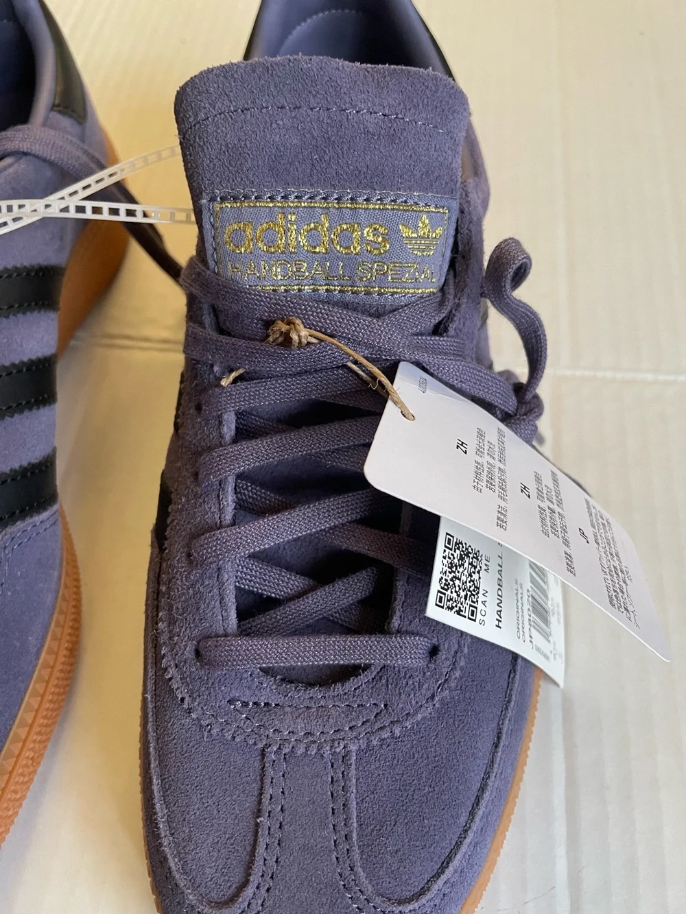 NWT 💜Adidas Handball Spezial Suede Sneakers Size 7 Juniors JP8020